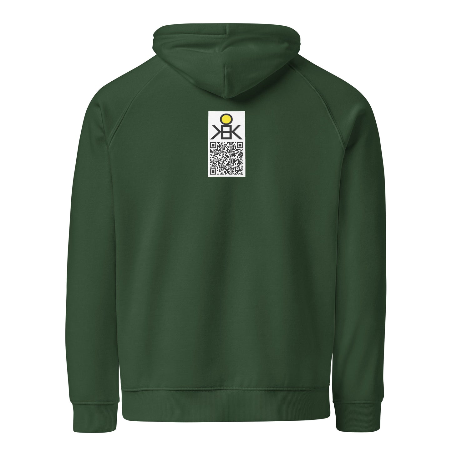 Unisex eco raglan hoodie
